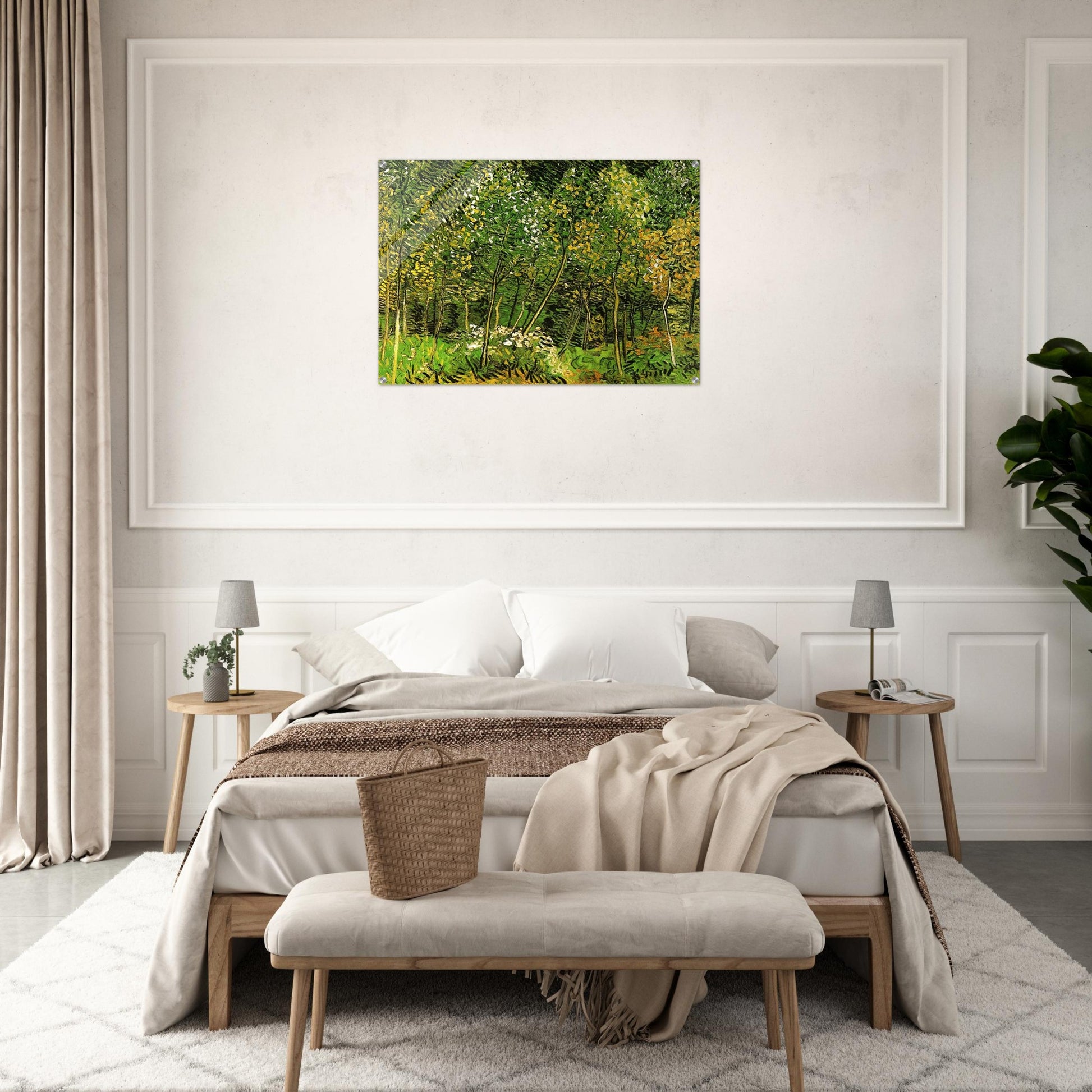 The Grove - Vincent van Gogh Acrylic Print - 70x100 cm / 28x40″ inches