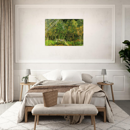 The Grove - Vincent van Gogh Acrylic Print - 70x100 cm / 28x40″ inches