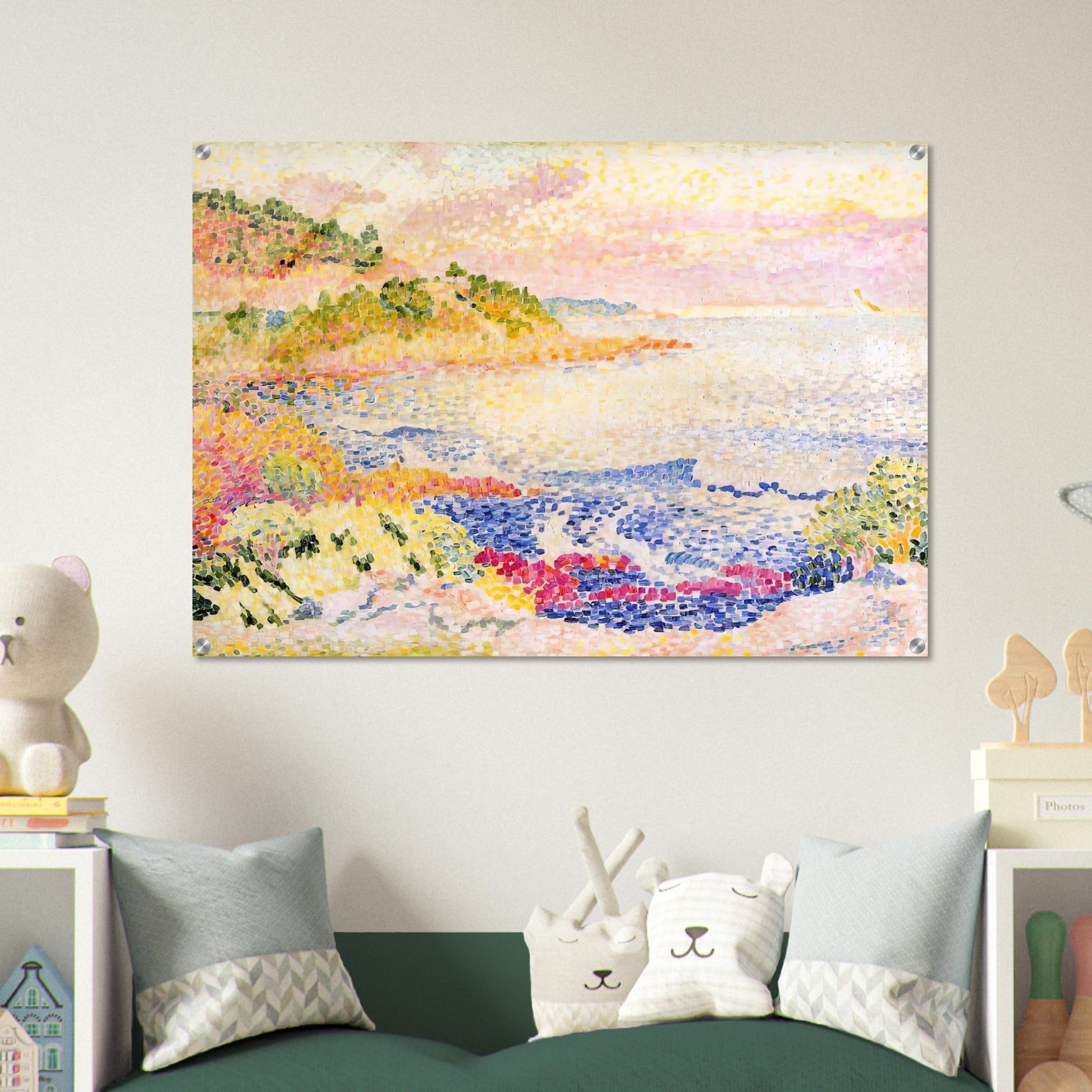 The Maures - Henri-Edmond Cross Acrylic Print - 70x100 cm / 28x40″ inches