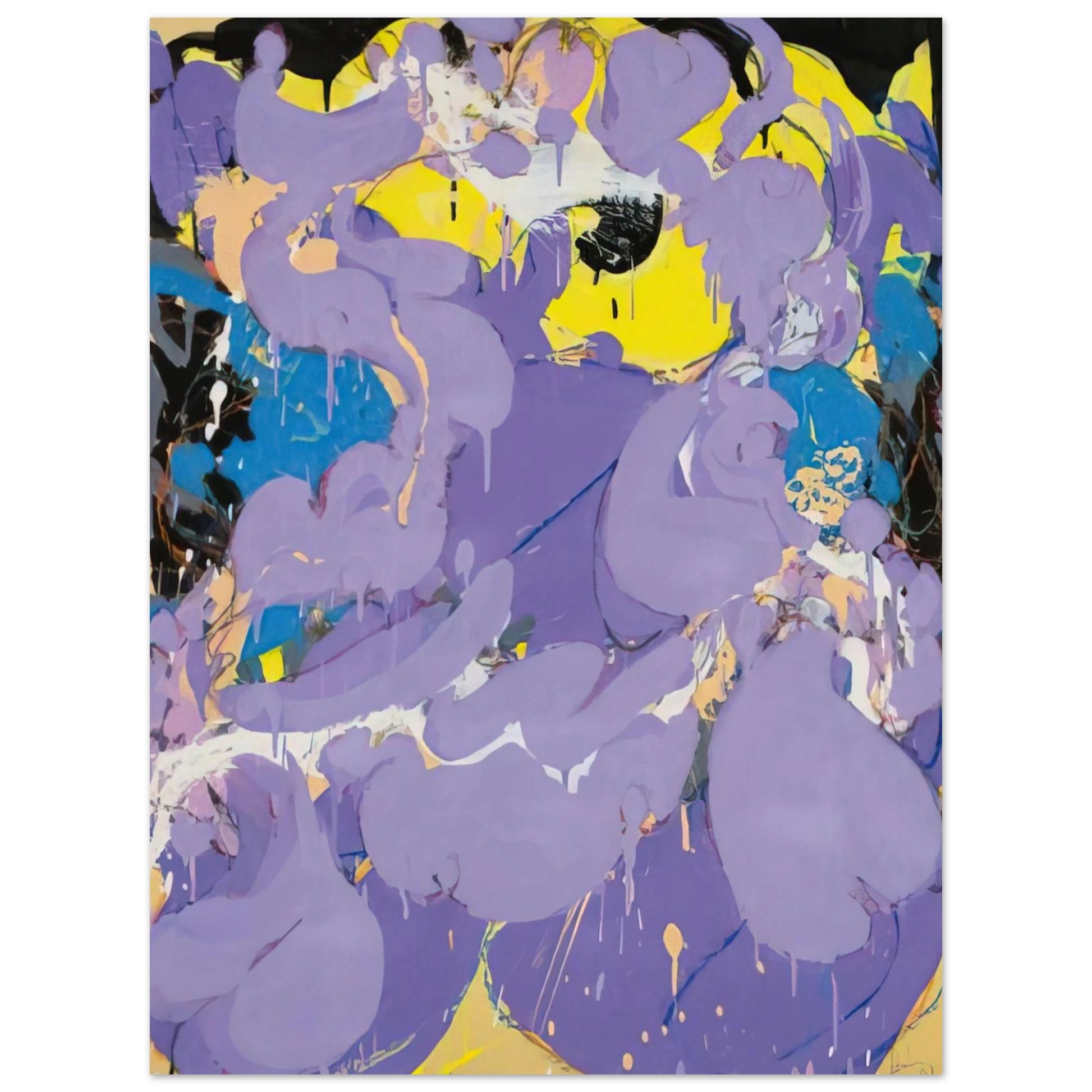 Norman Bluhm - Untitled - 1978 Fine Art Poster - Default Title