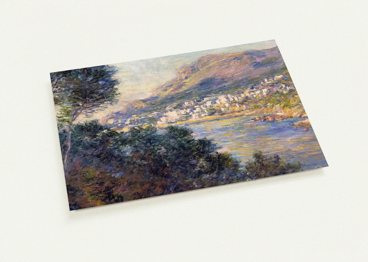Monte Carlo Seen from Roquebrune By claude monet Pack of 10 Post Cards | claude monet Post Cards | A6 (10.5 x 14.8 cm) - 4.1 x 5.8 inches