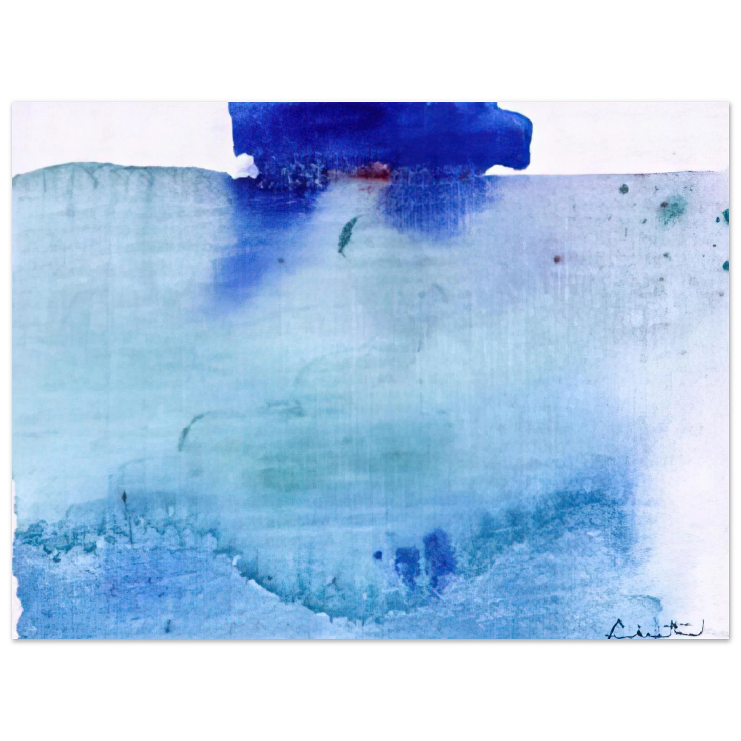 Helen Frankenthaler - Untitled - 1982 Wall art - 30x40 cm / 12x16 inches - Fine Art Poster - -