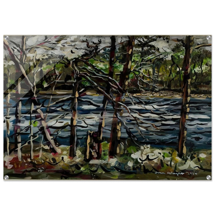 ST MARY S RIVER GEORGIA 1964 - Ivan Albright Acrylic Print - 70x100 cm / 28x40″ inches | Ivan Albright Wall Art | Ivan Albright Prints