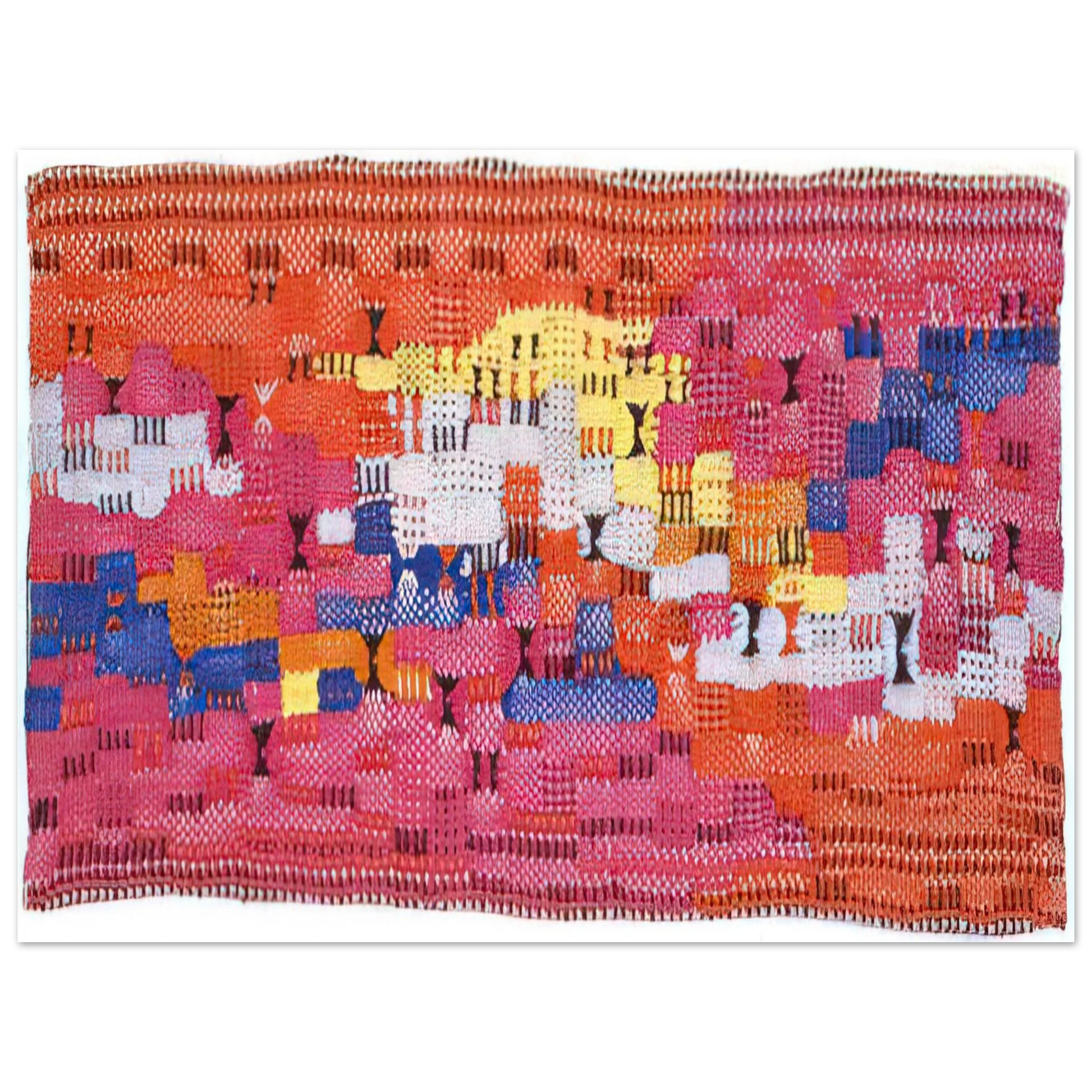 Anni Albers - SOUTH OF THE BORDER 1958 Fine Art Poster - Default Title