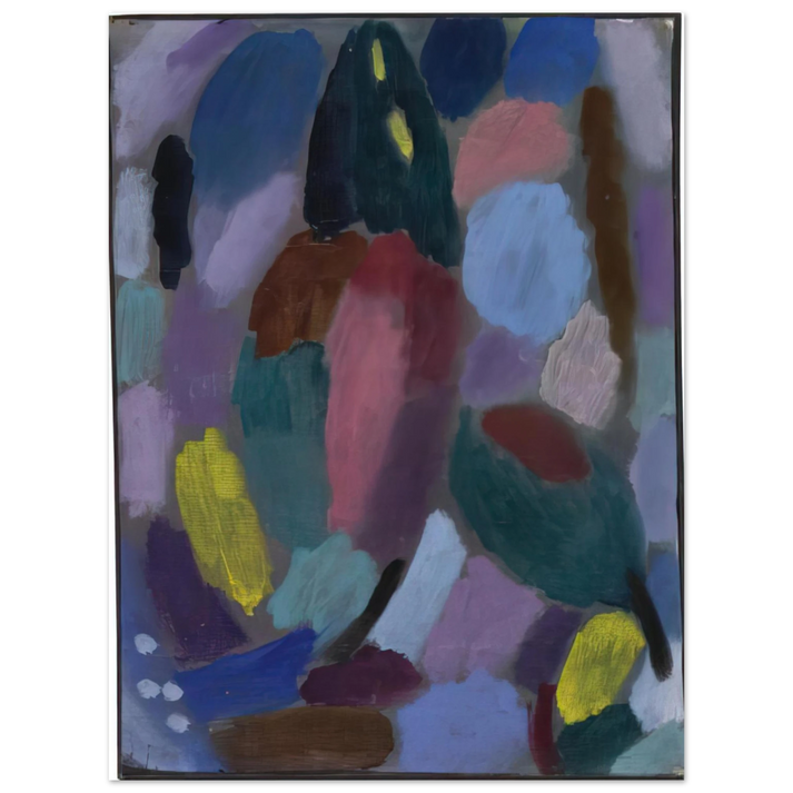 Alexej von Jawlensky - VARIATION FIELD OF TULIPS 1916  75x100 cm / 30x40inches Fine Art Poster