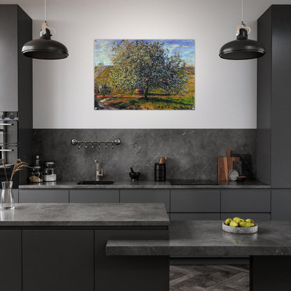 Tree in Flower near Vetheuil - claude monet Acrylic Print - 70x100 cm / 28x40″ inches | claude monet Wall Art | claude monet Prints