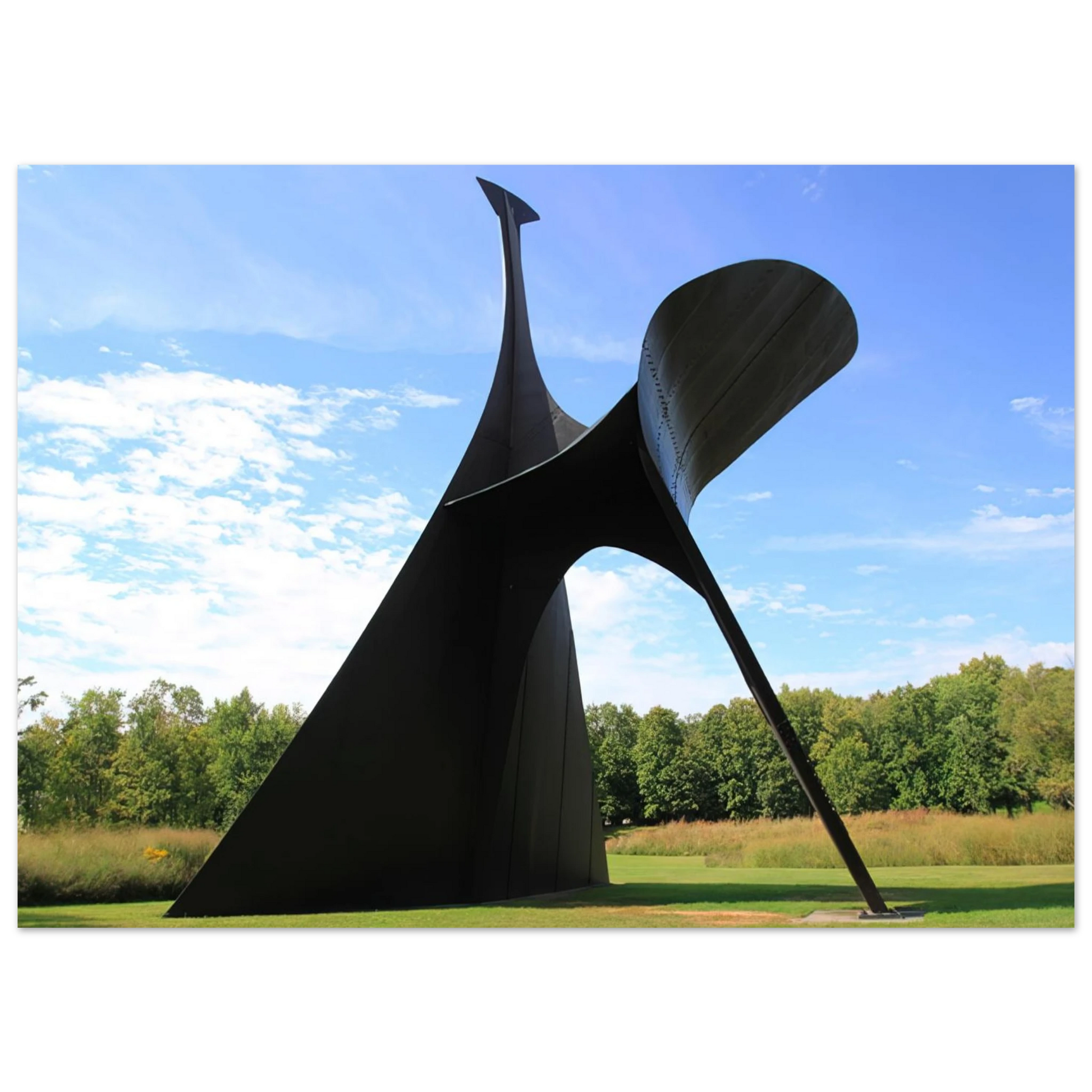 Alexander Calder - THE ARCH 1975 Fine Art Poster - 75x100 cm / 30x40 inches