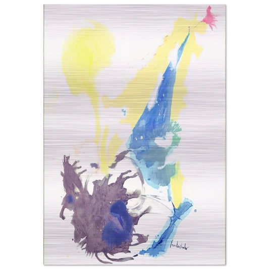 Moving Day - 1961 - Helen Frankenthaler Brushed Aluminum Print - 70x100 cm / 28x40 inches | Helen Frankenthaler Aluminum Print | Helen Frankenthaler Prints