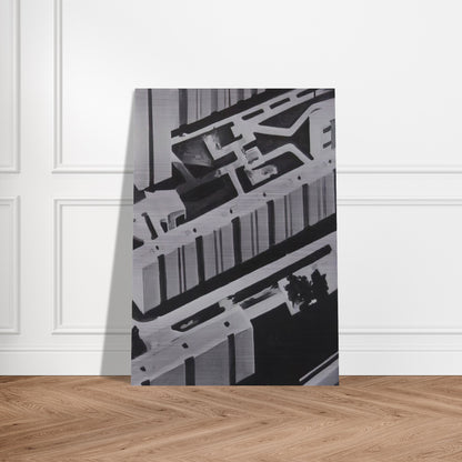 TOWNSCAPE SL 1969 0 - Gerhard Richter Brushed Aluminum Print - 70x100 cm / 28x40 inches | Gerhard Richter Aluminum Print | Gerhard Richter Prints