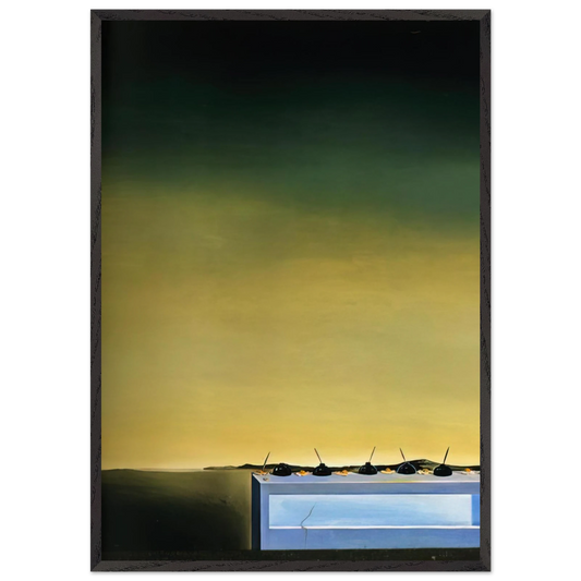 NOSTALGIA OF THE CANNIBAL 1932 - Salvador Dali Framed Art Print – Black Wooden Frame - Default Title - -Framed Art Print