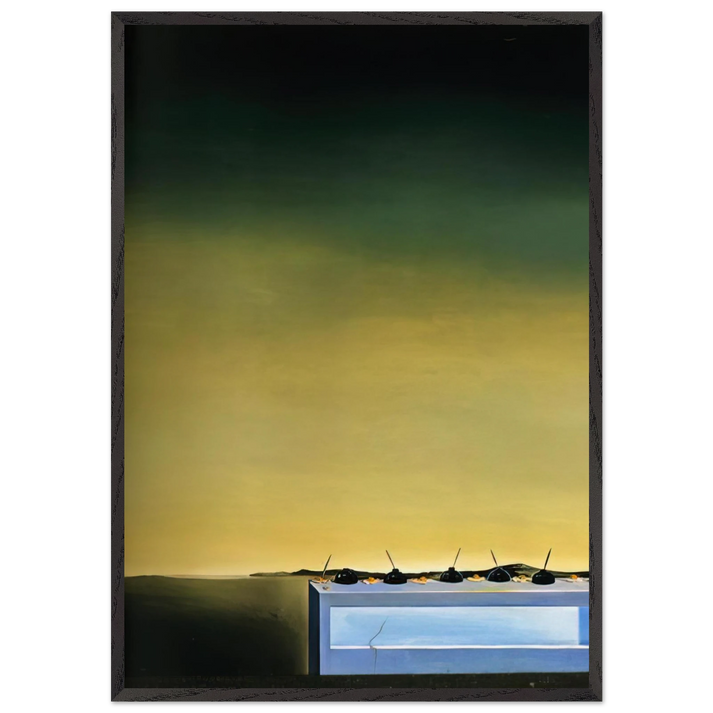 NOSTALGIA OF THE CANNIBAL 1932 - Salvador Dali 70x100 cm / 28x40 inches Framed Art Print – Black Wooden Frame