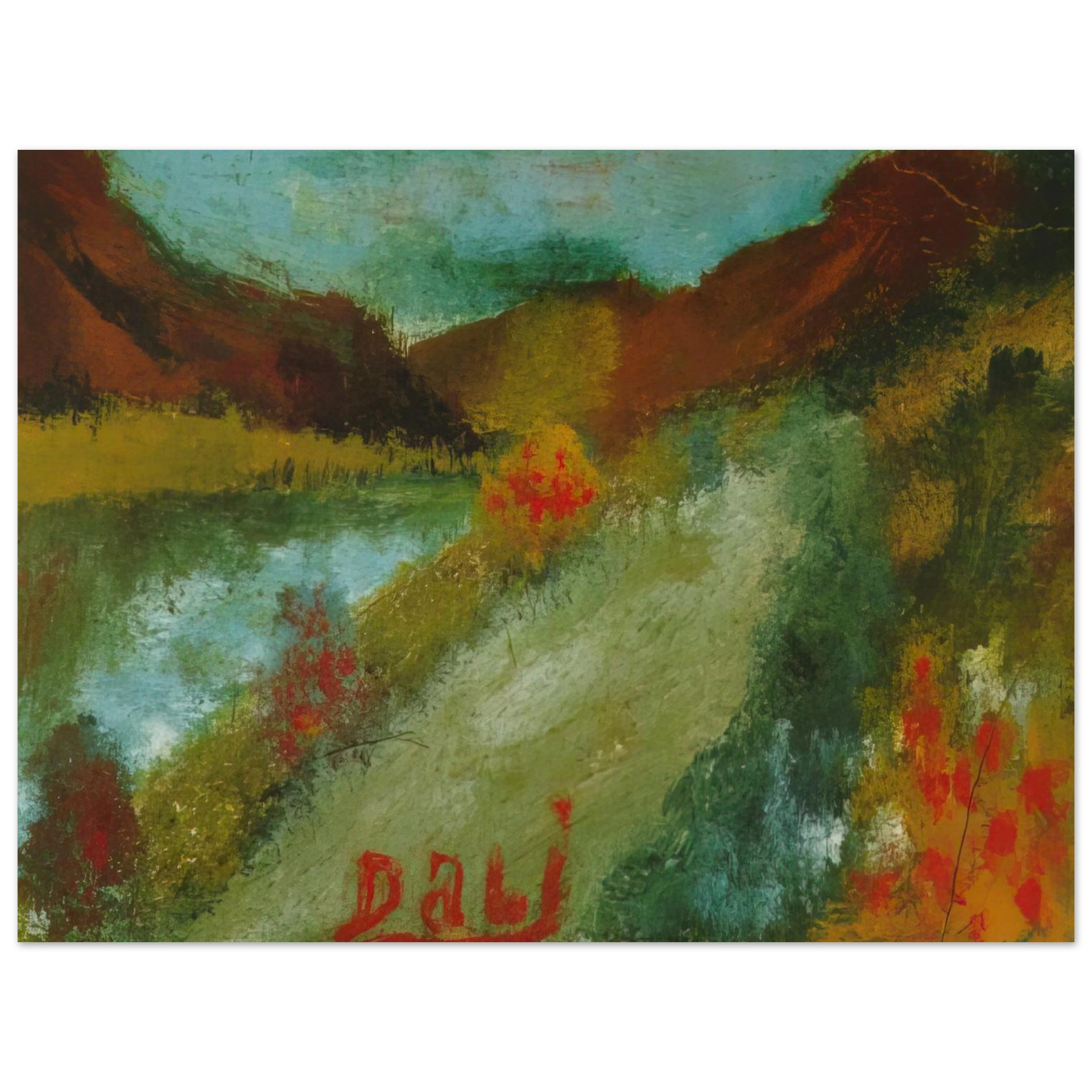 Salvador Dali - LANDSCAPE 2 Fine Art Poster - Default Title