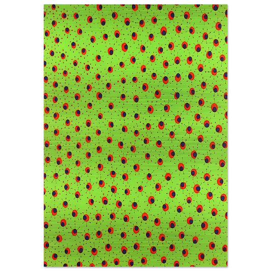 FIELDS IN SPRING 1988 - Yayoi Kusama Brushed Aluminum Print - 70x100 cm / 28x40 inches | Yayoi Kusama Aluminum Print | Yayoi Kusama Prints