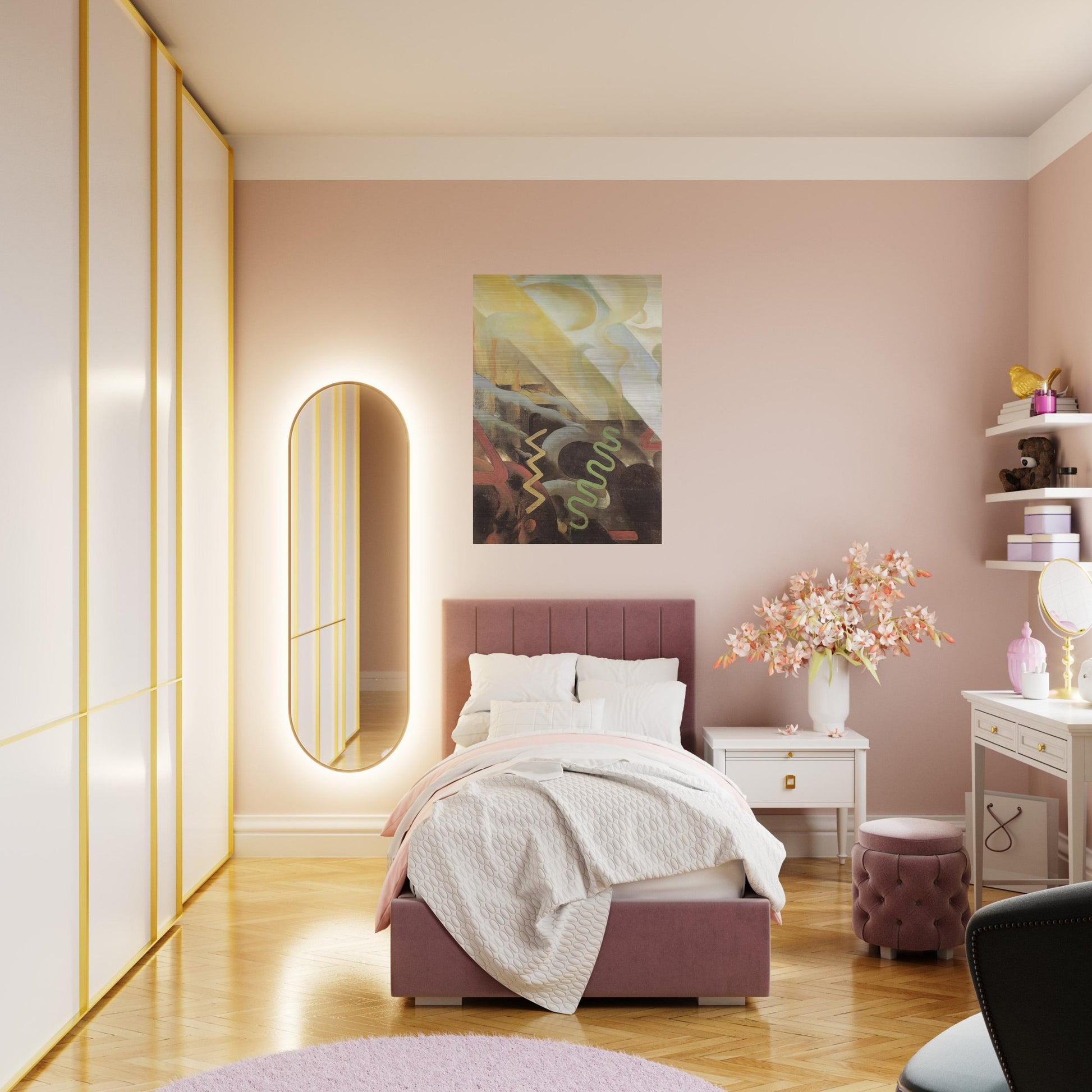 Astrazione - 1921 - Julius Evola Brushed Aluminum Print - 70x100 cm / 28x40 inches | Julius Evola Aluminum Print | Julius Evola Prints