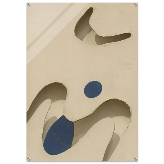 Moustaches - Jean Arp Acrylic Print - 70x100 cm / 28x40″ inches