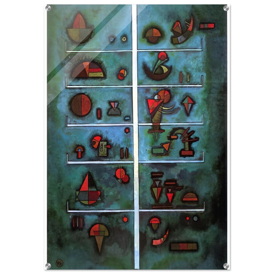 STOREYS 1929 - Wassily Kandinsky Acrylic Print - 70x100 cm / 28x40″ inches | Wassily Kandinsky Wall Art | Wassily Kandinsky Prints