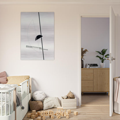 Construction - Laszlo Moholy-Nagy Brushed Aluminum Print - 70x100 cm / 28x40 inches | Laszlo Moholy-Nagy Aluminum Print | Laszlo Moholy-Nagy Prints