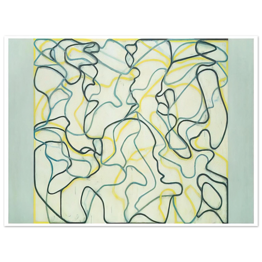Brice Marden - Second Letter Zen Spring - 2009 Fine Art Poster - Default Title