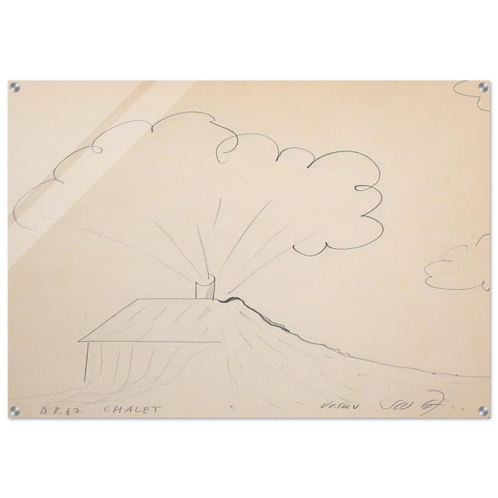 Chateau Vesuv - 1967 - Dieter Roth Acrylic Print - 70x100 cm / 28x40″ inches | Dieter Roth Wall Art | Dieter Roth Prints