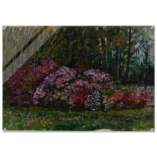ALICIA S AZALEAS ON ST MARY S RIVER - Ivan Albright Acrylic Print - 70x100 cm / 28x40″ inches