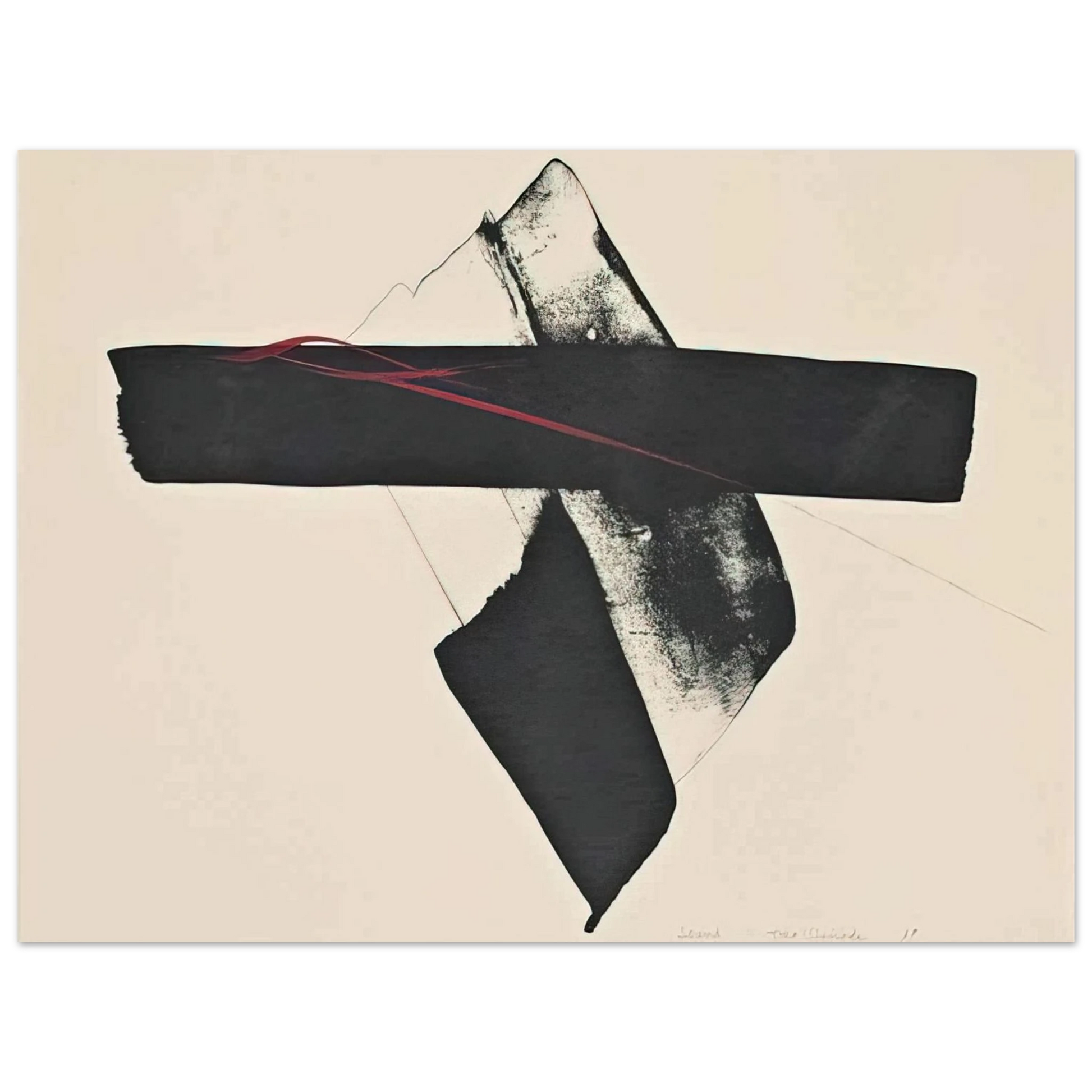 Toko Shinoda - Sound - Abstract Expressionism Fine Art Poster - Default Title