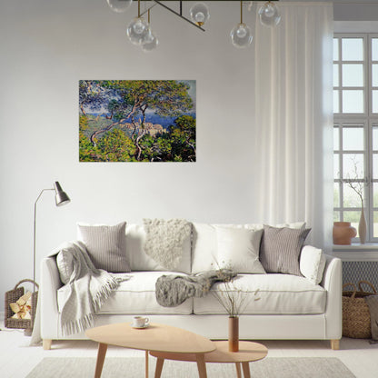 Bordighera - claude monet Brushed Aluminum Print - 70x100 cm / 28x40 inches | claude monet Aluminum Print | claude monet Prints