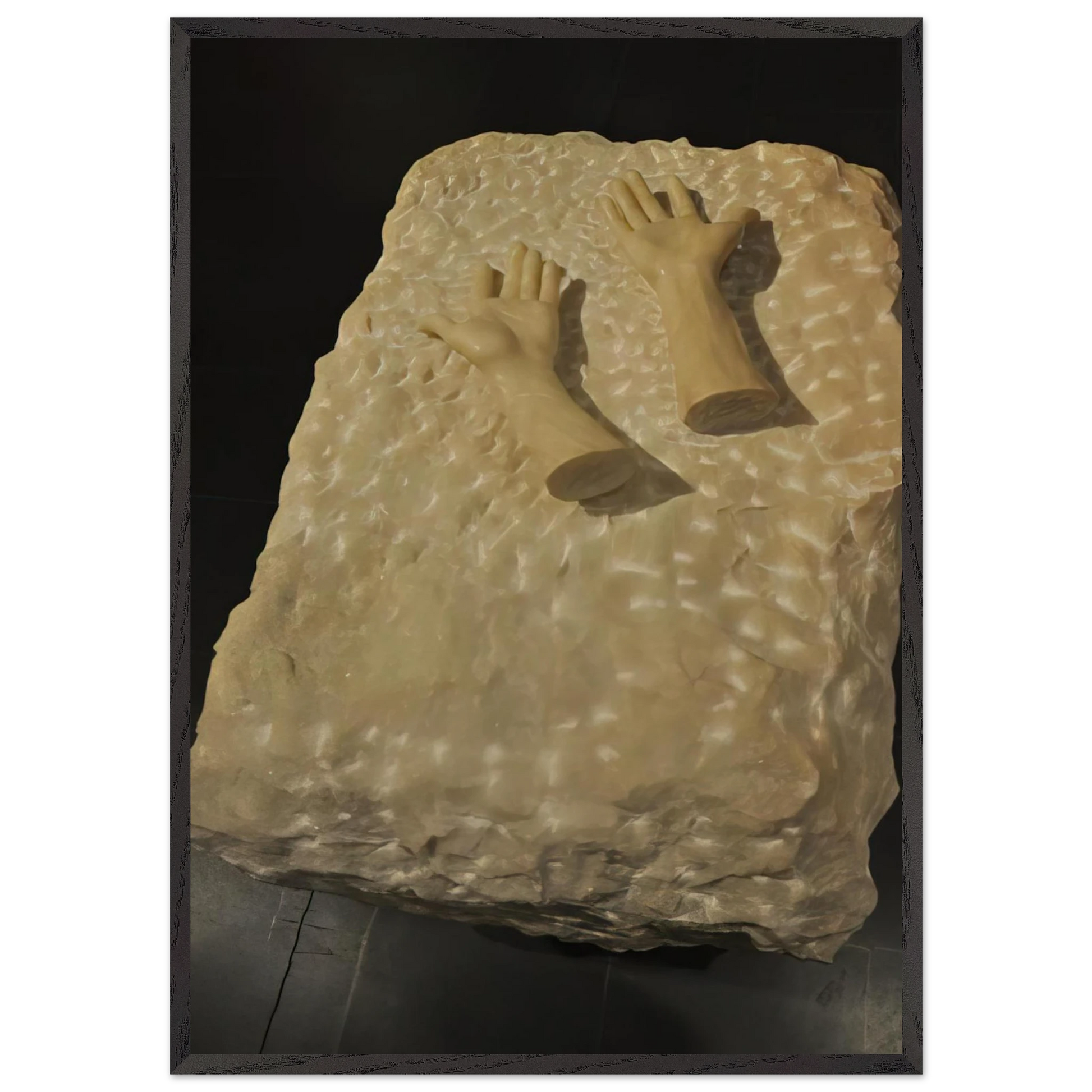 DISEMBODIED HANDS 1990 - Louise Bourgeois Framed Art Print – Black Wooden Frame - Default Title - -Framed Art Print