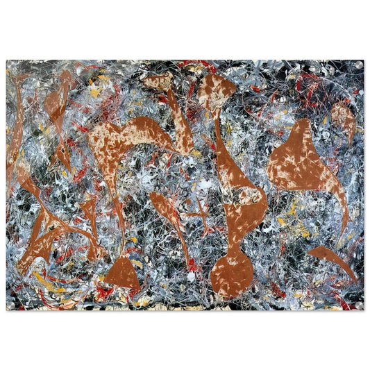 NUMBER 7 OUT OF THE WEB 1949 - Jackson Pollock Acrylic Print - 70x100 cm / 28x40″ inches