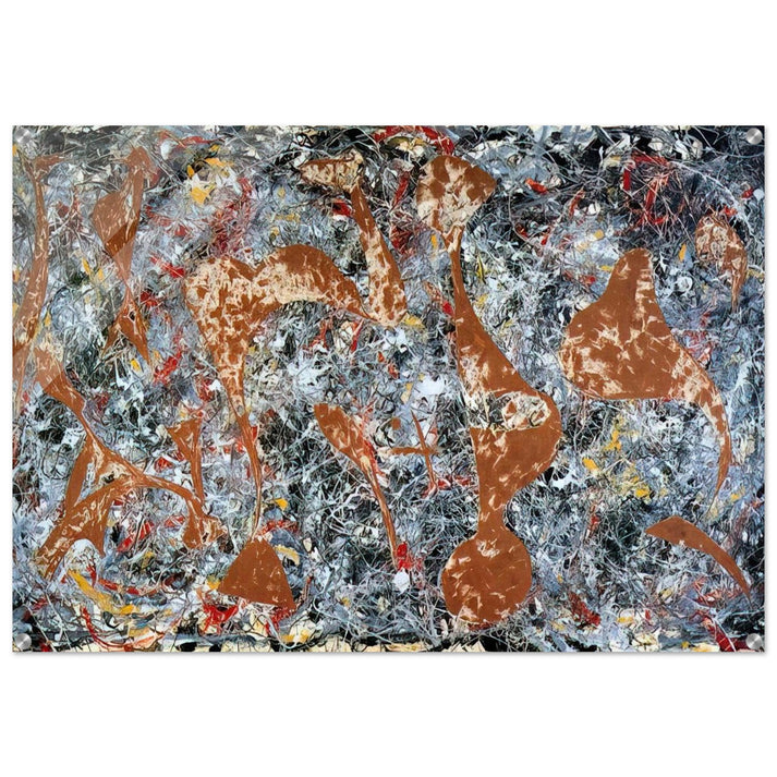 NUMBER 7 OUT OF THE WEB 1949 - Jackson Pollock Acrylic Print - 70x100 cm / 28x40″ inches