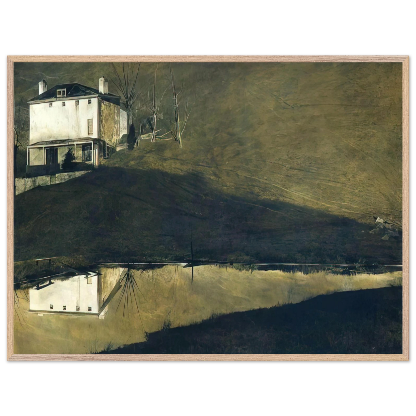 Andrew Wyeth - BROWN SWISS Wall Art - 30x40 cm / 12x16 inches - Fine Art Poster - -