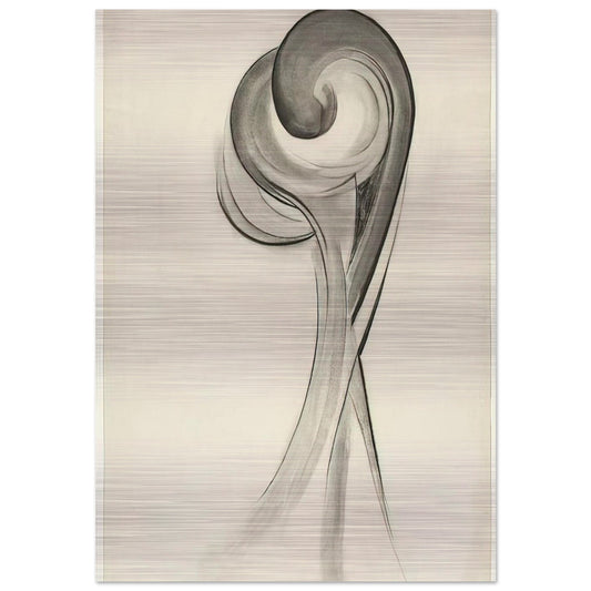Drawing XII - Georgia O'Keeffe Brushed Aluminum Print - 70x100 cm / 28x40 inches | Georgia O'Keeffe Aluminum Print | Georgia O'Keeffe Prints