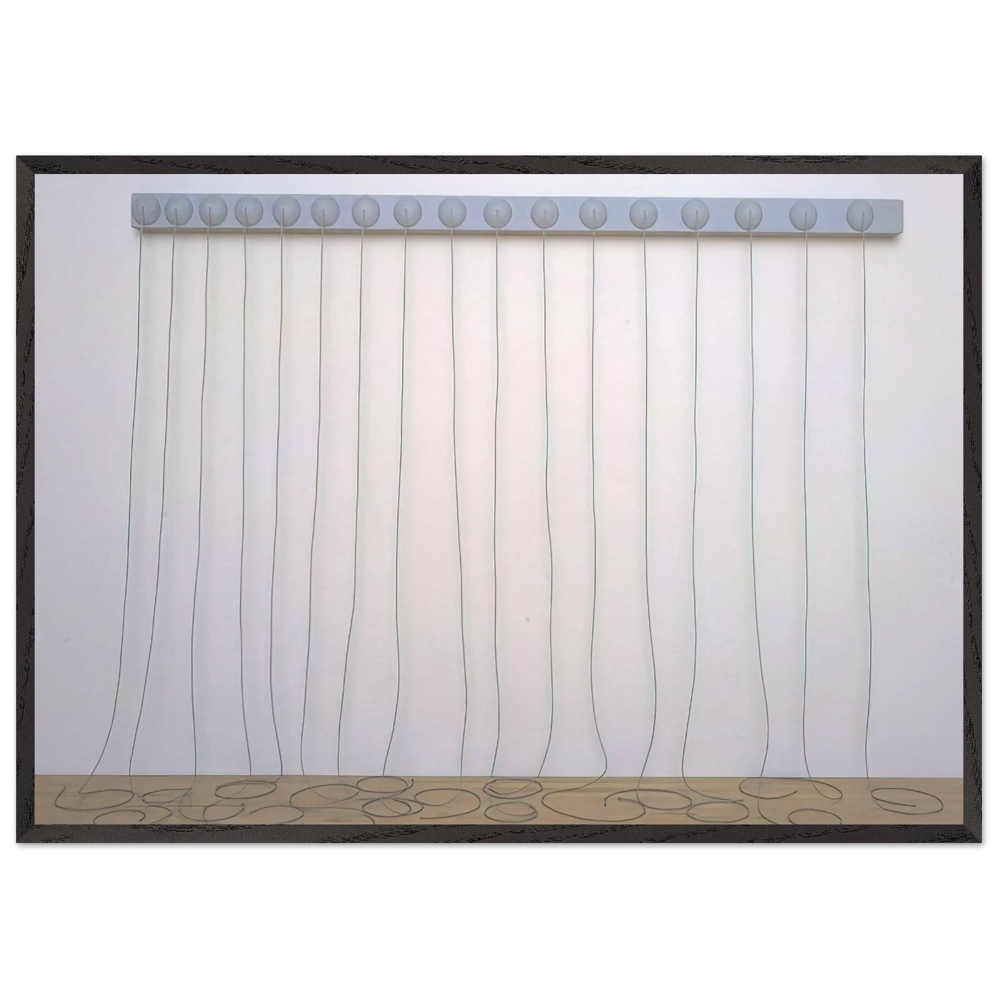 ADDENDUM 1967 - Eva Hesse Framed Art Print – Black Wooden Frame - Default Title - -Framed Art Print