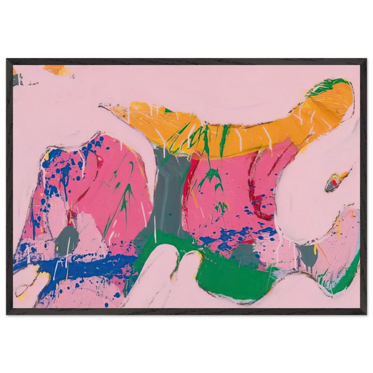 Uranus - 1974 - Norman Bluhm Framed Art Print – Black Wooden Frame - Default Title - -Framed Art Print