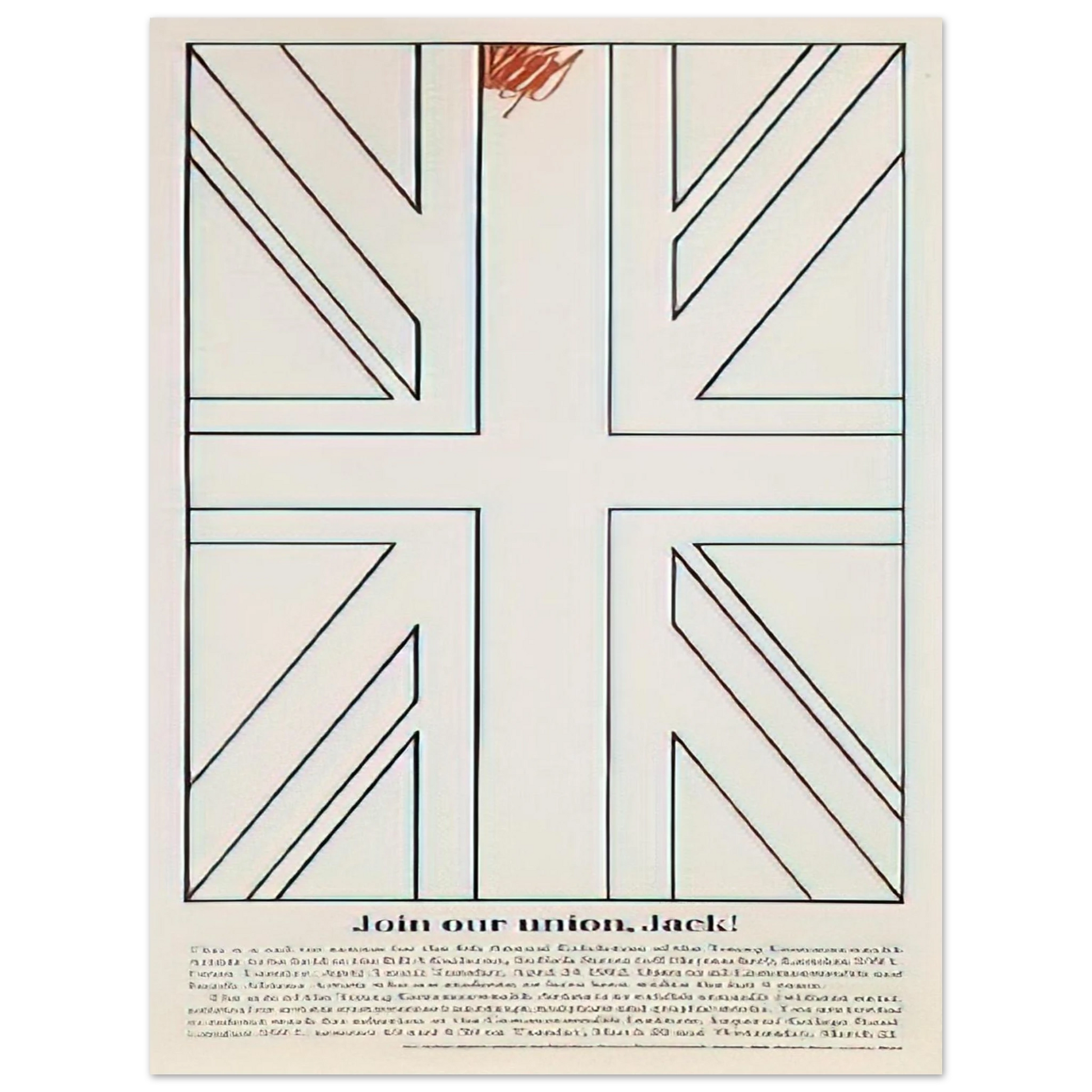 Billy Apple - Join our union, Jack! Young Commonwealth Artists - 1962 Fine Art Poster - Default Title