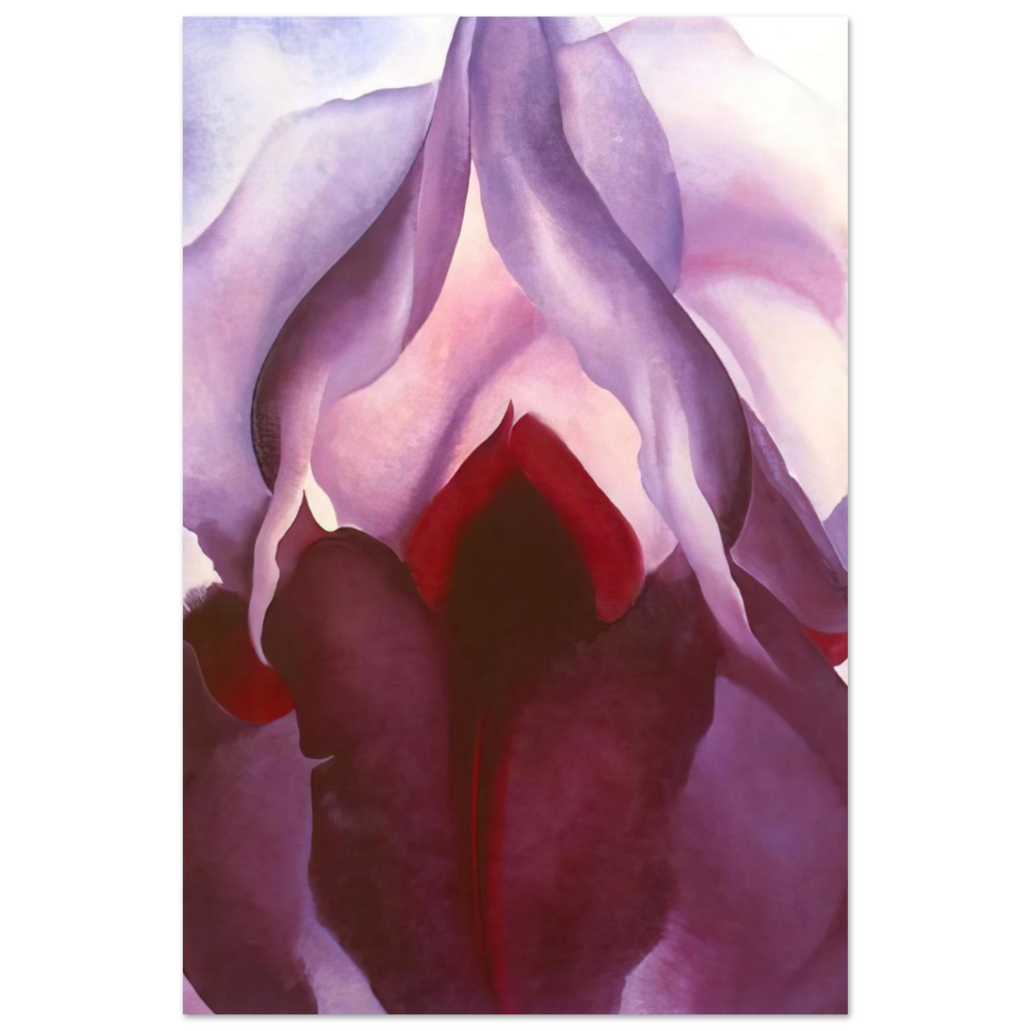 Georgia O'Keeffe - Flower of Life II Fine Art Poster - 75x100 cm / 30x40 inches