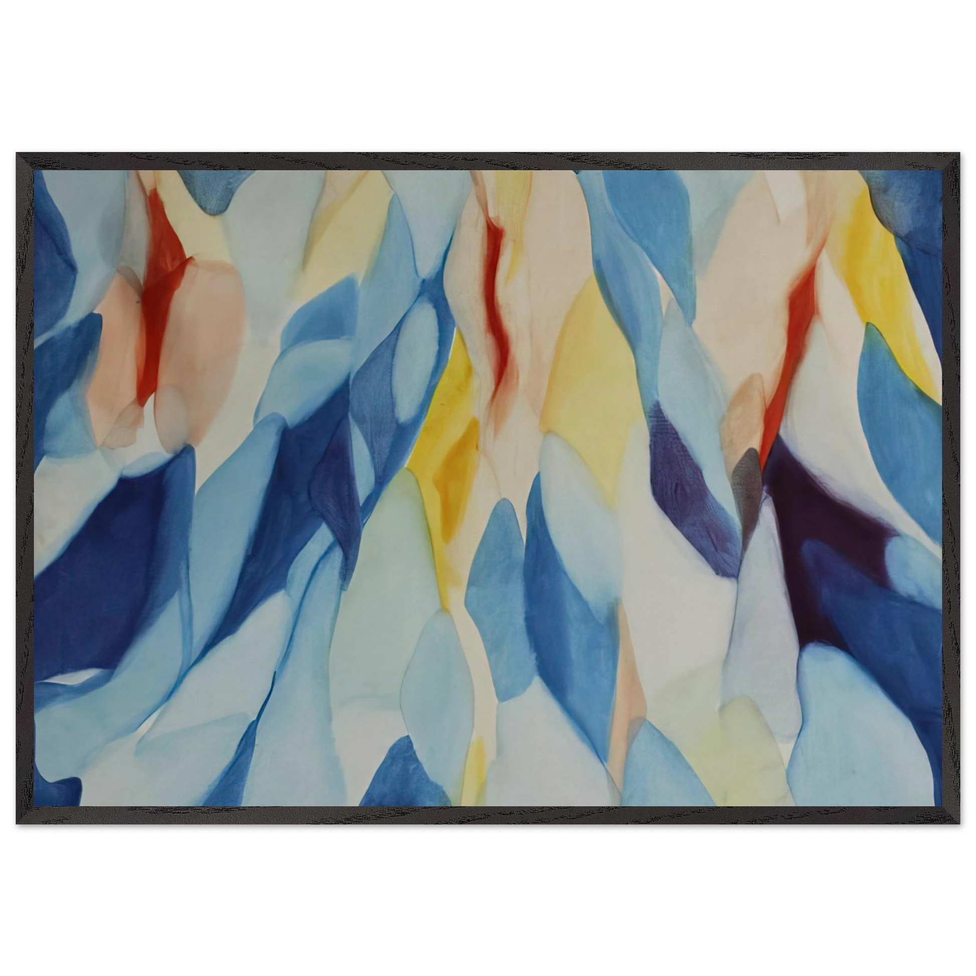 The Way of the Wind - Alice Baber Framed Art Print – Black Wooden Frame - Default Title - -Framed Art Print