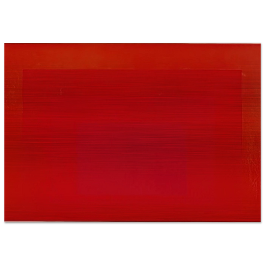 HOMAGE TO THE SQUARE BROAD CALL 1967 - Josef Albers Brushed Aluminum Print - 70x100 cm / 28x40 inches | Josef Albers Aluminum Print | Josef Albers Prints