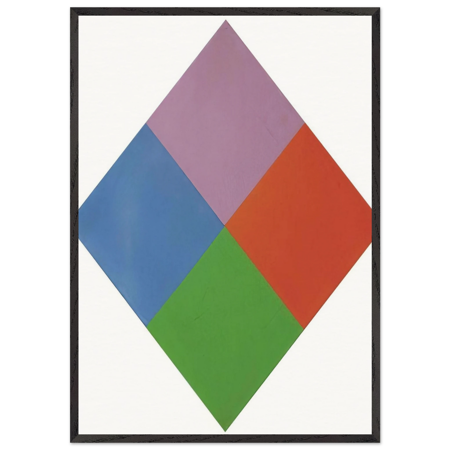 Aus violettem kern - 1967 - Max Bill Framed Art Print – Black Wooden Frame - Default Title - -Framed Art Print