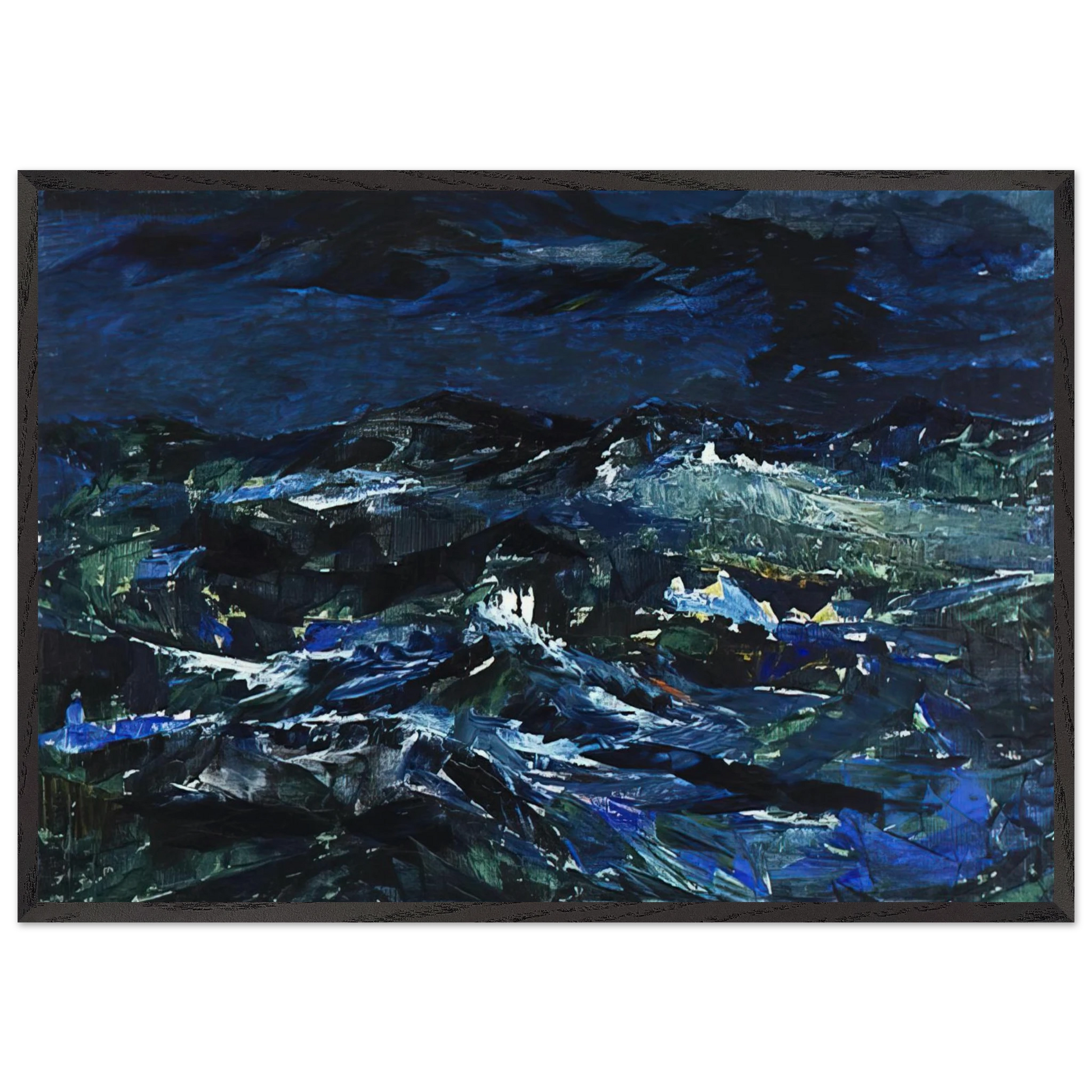 Sea - 1962 - Tove Jansson Framed Art Print – Black Wooden Frame - Default Title - -Framed Art Print