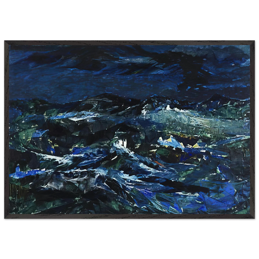 Sea - 1962 - Tove Jansson Framed Art Print – Black Wooden Frame - Default Title - -Framed Art Print