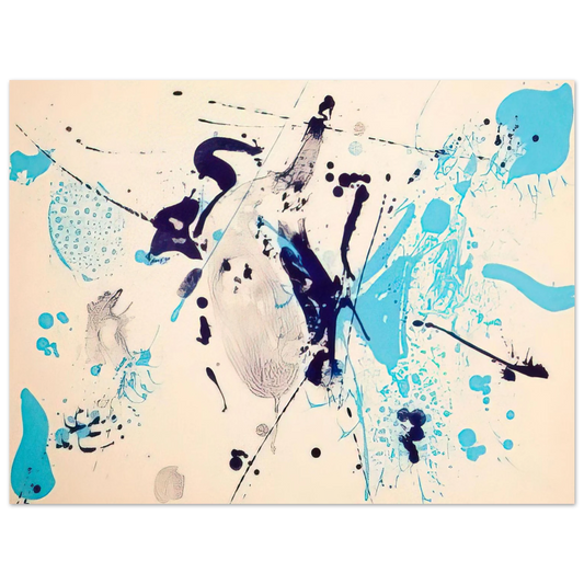 Sam Francis - Blue Violet Fine Art Poster - Default Title