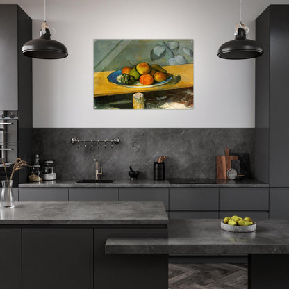 Apples, Pears and Grapes - Paul Cézanne Acrylic Print - 70x100 cm / 28x40″ inches