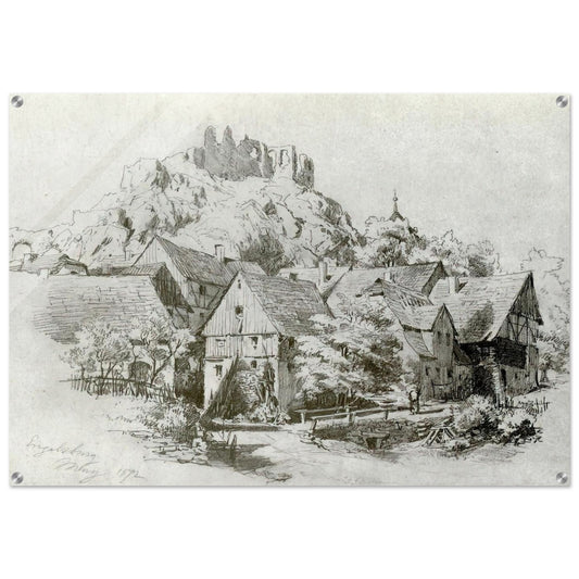 Engelsburg - John Singer Sargent Acrylic Print - 70x100 cm / 28x40″ inches