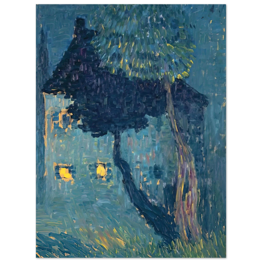 Alexej von Jawlensky - COTTAGE IN THE WOODS 1903 Fine Art Poster - Default Title