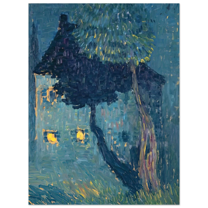 Alexej von Jawlensky - COTTAGE IN THE WOODS 1903  75x100 cm / 30x40inches Fine Art Poster