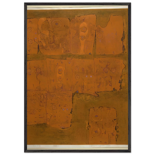 Tsunagagia - 1962 - Hiroyuki Tajima Framed Art Print – Black Wooden Frame - Default Title - -Framed Art Print