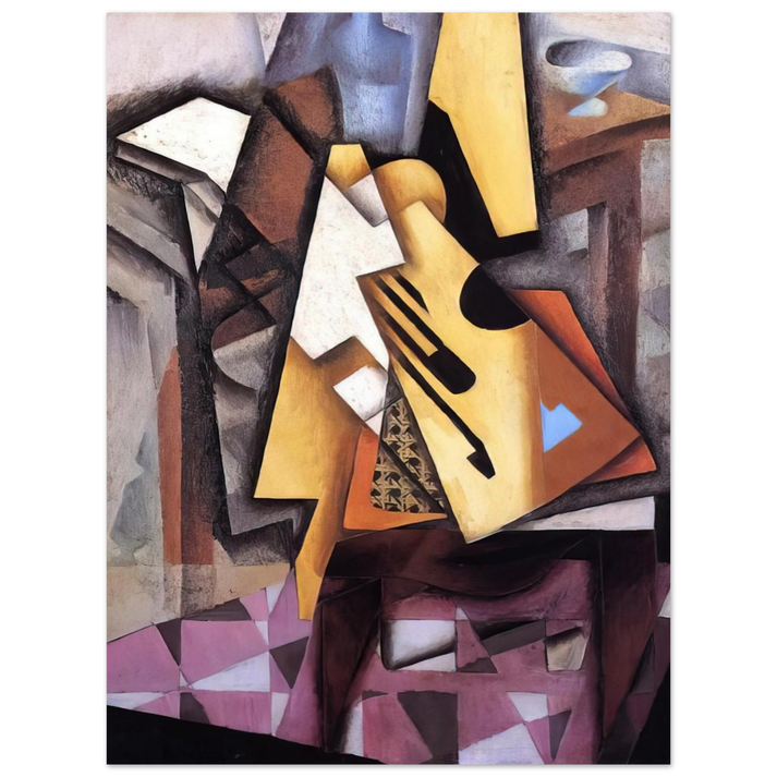 Juan Gris - GUITAR ON A CHAIR 1913  75x100 cm / 30x40inches Fine Art Poster