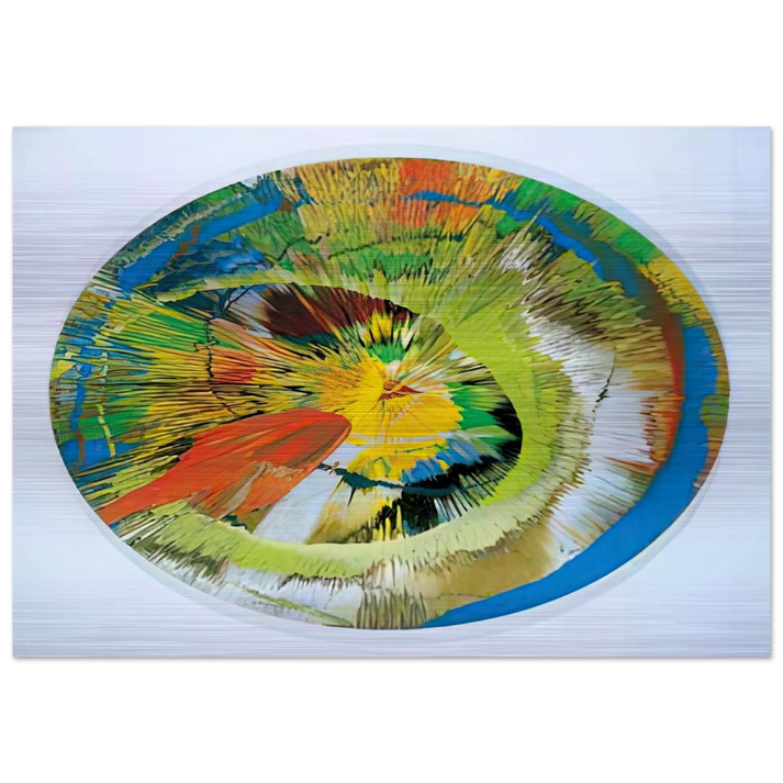 BEAUTIFUL REVOLVING SPHINCTER - Damien Hirst Brushed Aluminum Print - 70x100 cm / 28x40 inches | Damien Hirst Aluminum Print | Damien Hirst Prints