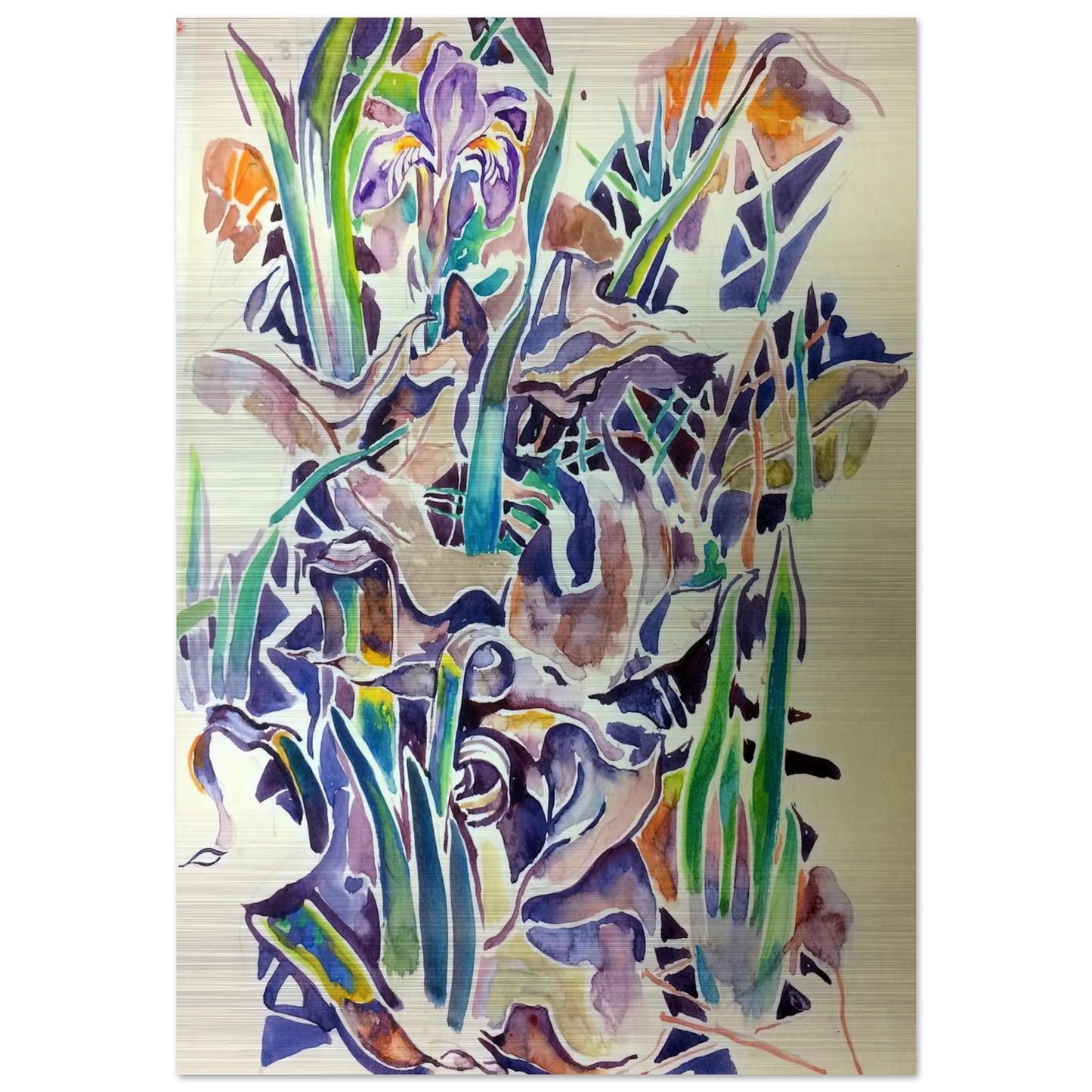 Walter Anderson - Walter Anderson Brushed Aluminum Print - 70x100 cm / 28x40 inches | Walter Anderson Aluminum Print | Walter Anderson Prints