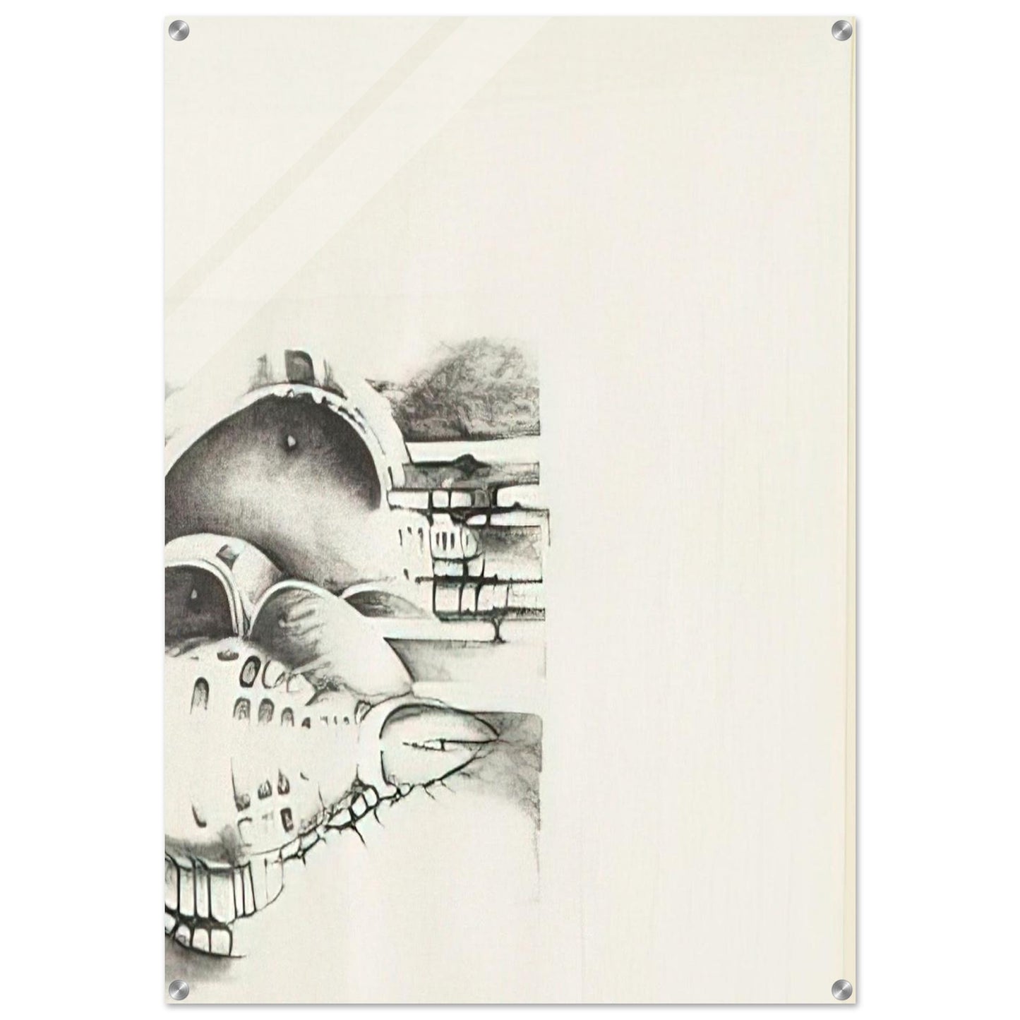 THIRTEENTH STONE 1970 - Lee Bontecou Acrylic Print - 70x100 cm / 28x40″ inches | Lee Bontecou Wall Art | Lee Bontecou Prints